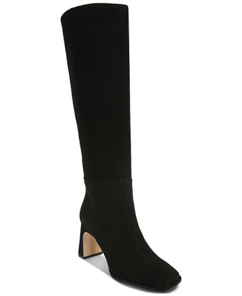 Женские классические ботинки Issabel на широком каблуке с квадратным носком и скульптурным каблуком Sam Edelman