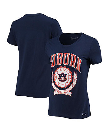 Женская темно-синяя футболка Auburn Tigers Under Armour