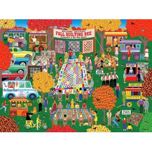 Cra-Z-Art Home Country 1000-Piece Quilting in the Square Jigsaw Puzzle Cra-Z-Art