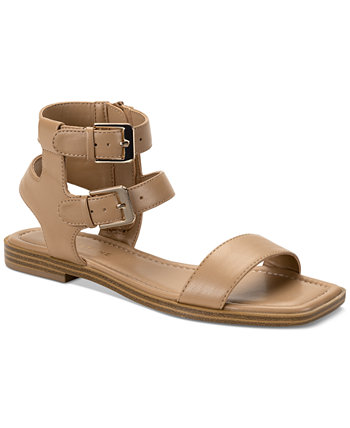 Monaaco Buckled Ankle-Strap Sandals, Created for Macy's Sun & Stone