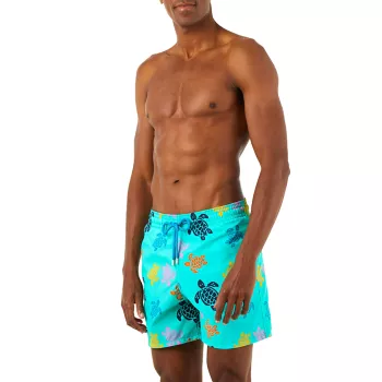 Разноцветные шорты для плавания Ronde Des Tortues VILEBREQUIN