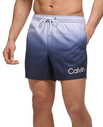 Мужские 5-дюймовые плавки с градиентной полосой и эффектом «омбре» Calvin Klein