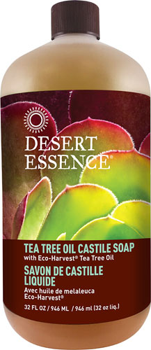 Жидкое мыло Desert Essence Castile с маслом чайного дерева Eco-Harvest® -- 32 жидких унции Desert Essence