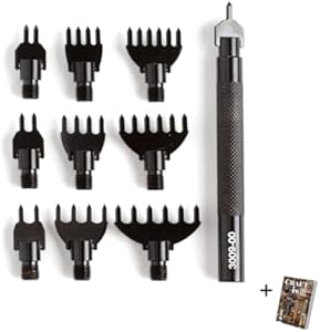 Tandy Leather Craftool Diamond Hole Punch Chisel Set 3009-00 - Leather Working Tools & Leather Hole Puncher DIY Kit for Leather Making & Sewing Projects with Ebook Generic