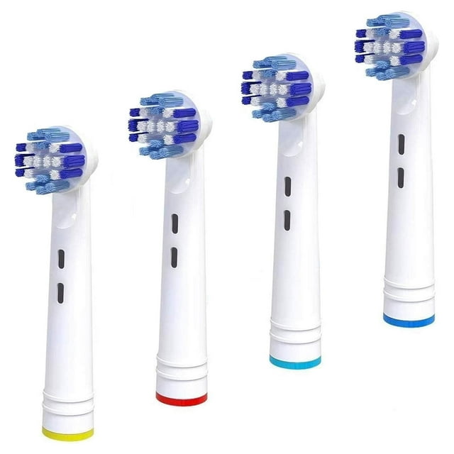 Replacement Brush Heads Compatible with Braun Oral B Electric Toothbrush Precise Brush Heads 4 Pack Alayna