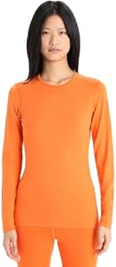 Icebreaker Women's 200 Oasis Long Sleeve Thermal Cold Weather Base Layer T-Shirt Icebreaker