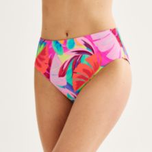 Women's Freshwater Tummy Slimming Compression Hipster Bikini Swim Bottoms Freshwater