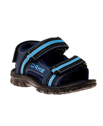 Little Kids Double Hook and Loop Sport Sandals Beverly Hills Polo