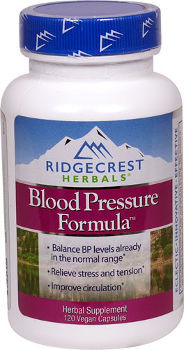 Формула кровяного давления RidgeCrest Herbals™ -- 120 веганских капсул RidgeCrest Herbals