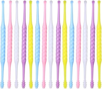 Healifty 20 Pcs Ear Wax Removal Tools Ear Picks Spiral Ear Spoons Double End Earwax Removal Ear Cleaning Tools Healifty