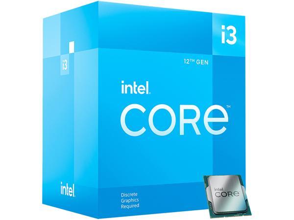 Intel Core i3-12100F - Core i3 12th Gen Alder Lake Quad-Core 3.3 GHz LGA 1700 58W Desktop Processor - BX8071512100F Intel