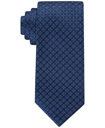 Мужской галстук в квадратную сетку Calvin Klein