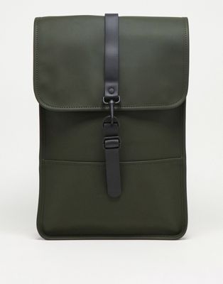 Зеленый водонепроницаемый мини-рюкзак унисекс Rains 12800 Rains