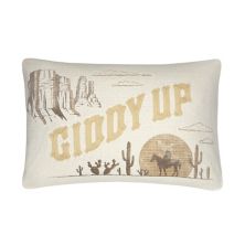 Sonoma Goods For Life® Ivory Giddy Up Throw Pillow SONOMA