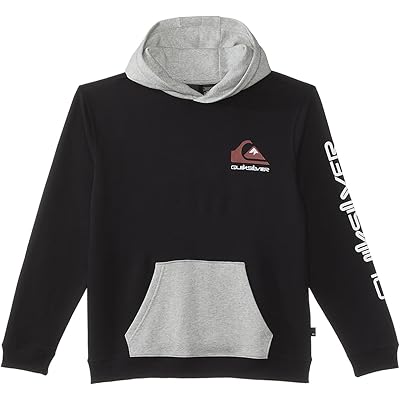 Детское худи Quiksilver Kids Omni Logo с длинными рукавами и кенгуру карманом Quiksilver Kids