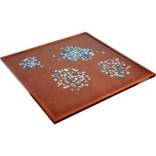 Jumbl 1500 Piece Puzzle Board, 35” x 35” Wooden Jigsaw Puzzle Table Jumbl