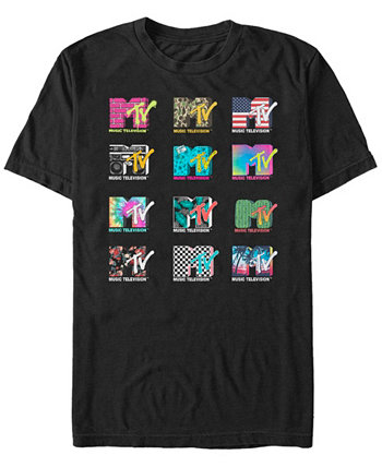 Мужская футболка с коротким рукавом с логотипом MTV