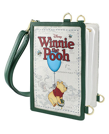 Women's Winnie the Pooh Classic Book Cover Convertible Crossbody Bag Loungefly