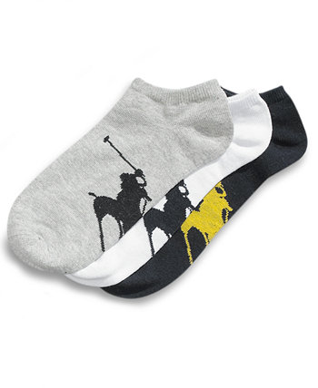 Мужские носки, спортивные мужские носки Big Polo Player Sole, 3 пары Ralph Lauren