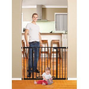 Dreambaby® Liberty Auto-Close, Smart Stay-Open 30" Standard Height Metal Child Safety Gate Fits Openings 39-42.5 inches Dreambaby