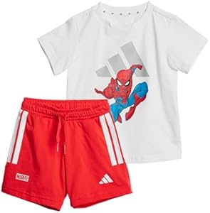 adidas Baby Girls' Marvel Spider-Man T-Shirt Set Adidas