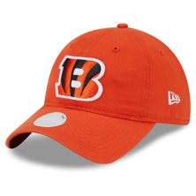 Women's New Era  Orange Cincinnati Bengals  Main Core Classic 2.0 9TWENTY Adjustable Hat New Era