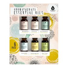 Pursonic Essential Aromatherapy Oils - 6 Pack Gift Set Pursonic