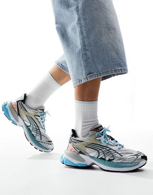 Мужские кроссовки PUMA Velophasis Phased в бородоблей и синем исполнении – категория Lifestyle Sneakers PUMA