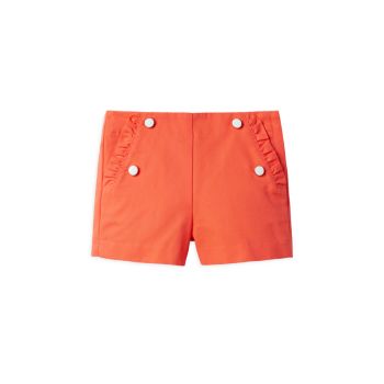 Little Girl's &amp; Girl's Double-Buttoned Cotton Shorts Janie and Jack