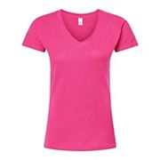 Tultex Women´s Slim Fit Fine Jersey V-neck T-shirt Tultex