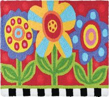 Коврики для домашнего комфорта 20&#34; х 30&#34; Прямоугольный садовый полиэстеровый коврик в стиле поп-арт Jellybean