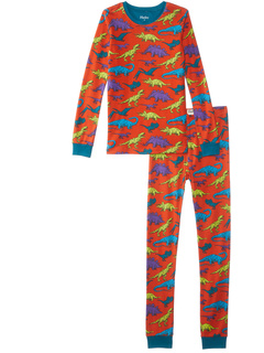 Хлопковый пижамный комплект Real Dinos (для малышей/маленьких детей/больших детей) Hatley