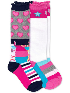Набор из 2 пар Жираф/Лама/Сердце/Звезда (Малыш/Маленький ребенок/Большой ребенок) Jefferies Socks