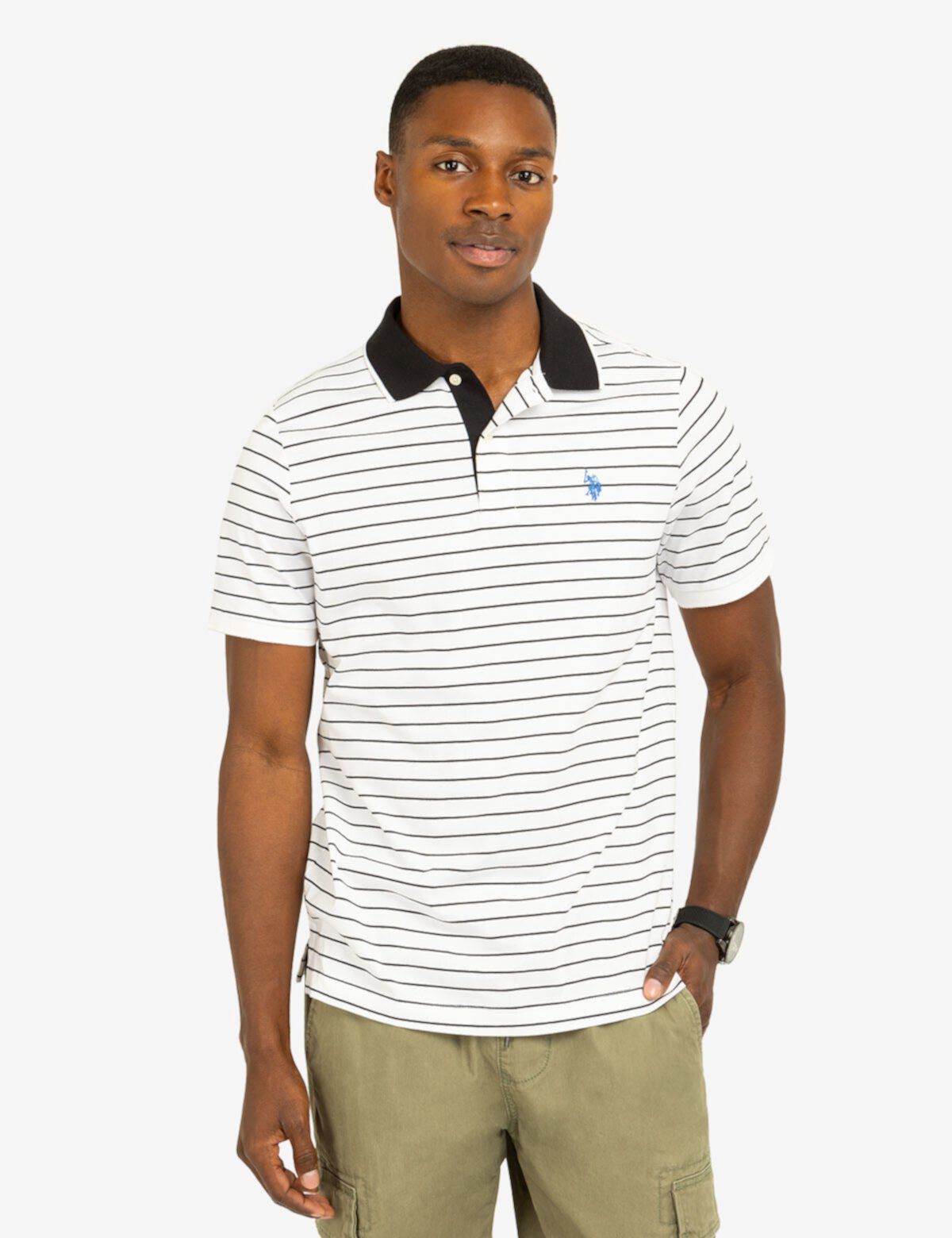 YARN DYE STRIPE JERSEY POLO SHIRT U.S. POLO ASSN.