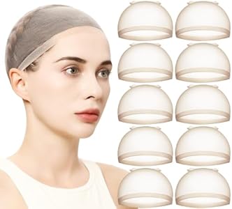 Teenitor HD Wig Cap, 20pcs Wig Cap Ultra Thin Wig Caps for Women, Wig Caps for Women HD Wig Caps, Wig Caps for Women Lace Front, Stocking Caps Wig Cap HD Caps for Wig Nude Teenitor