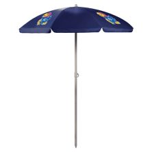 Время пикника Канзас Джейхокс 5,5 футов. Портативный пляжный зонт Picnic Time