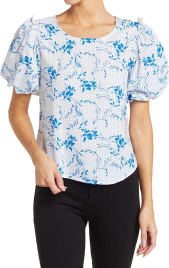 Блузка с пышными рукавами и цветочным принтом RoomMates