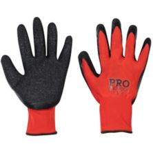 Work Polyester Gloves with Grip, Breathable Material, Machine Washable, Ultra Grippy Protective Mechanic Gloves Pro Bike Tool