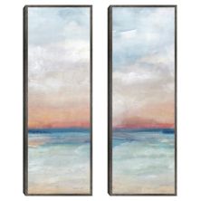 Masterpiece Serene Scene Bright Panel I & II by Cynthia Coulter Canvas Art Print Master Piece