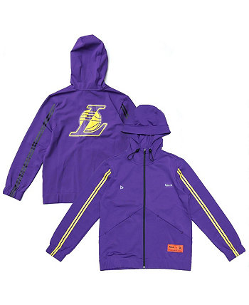 Женская пурпурная куртка Los Angeles Lakers Everyday Team с молнией во всю длину Qore