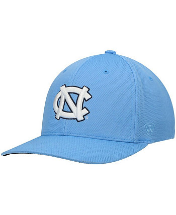 Мужская кепка Carolina Blue North Carolina Tar Heels Reflex Logo Flex Hat Top of the World