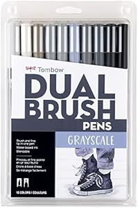 Tombow Dual Brush Pen Art Markers (10-Pack, Celebration) Tombow