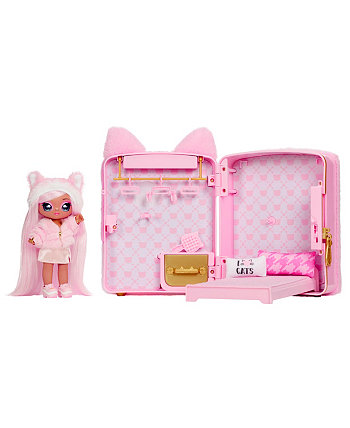 3 in 1 Backpack Bedroom Series 3 Playset Pink Kitty Na! Na! Na! Surprise