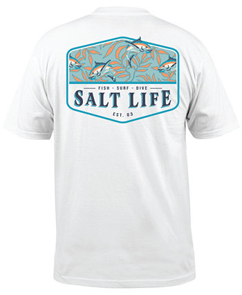Мужская футболка с короткими рукавами и графическим принтом Hide N Sea Salt Life
