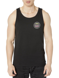 Стильный танк Billabong Rotor Tank из 100% хлопка с удобной посадкой и круглым вырезом Billabong