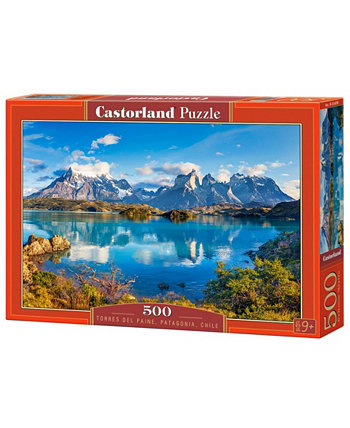 Набор пазлов Torres Del Paine, Patagonia, Чили, 500 деталей Castorland