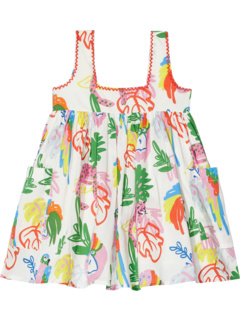 Платье Jungle с деталями Embro Scallops (для малышей/маленьких детей/больших детей) Stella McCartney Kids