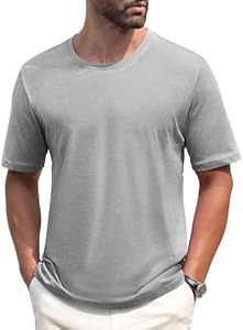 EKLENTSON Men's Cotton T-Shirt Breathable Soft Short Sleeve Tee Casual Crew Neck T Shirts Summer Tops Eklentson