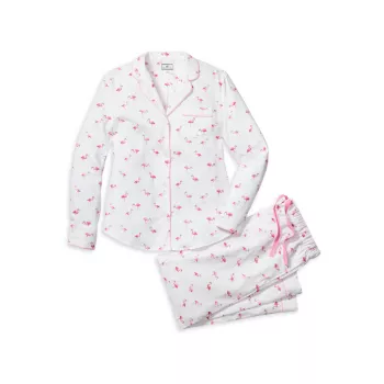 Хлопковая пижама с фламинго Petite Plume