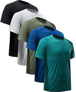 Мужская Футболка MCPORO MCPORO Workout Shirts для занятий спортом с коротким рукавом быстро сохнущая активная футболка с отводом влаги MCPORO